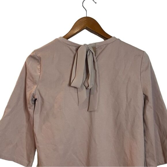 3 for $30! Ann Taylor factory grey pink top. Size xs - Picture 6 of 7